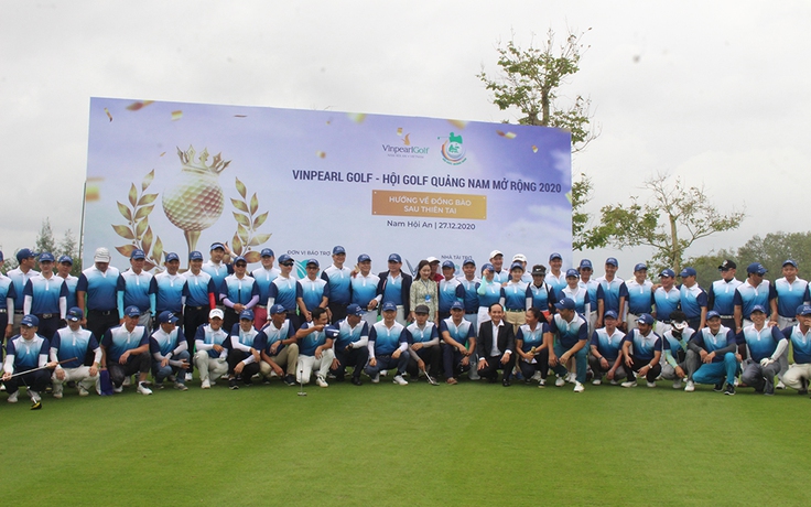 Hội golf tỉnh Quảng Nam quyên góp 694 triệu đồng giúp đồng bào