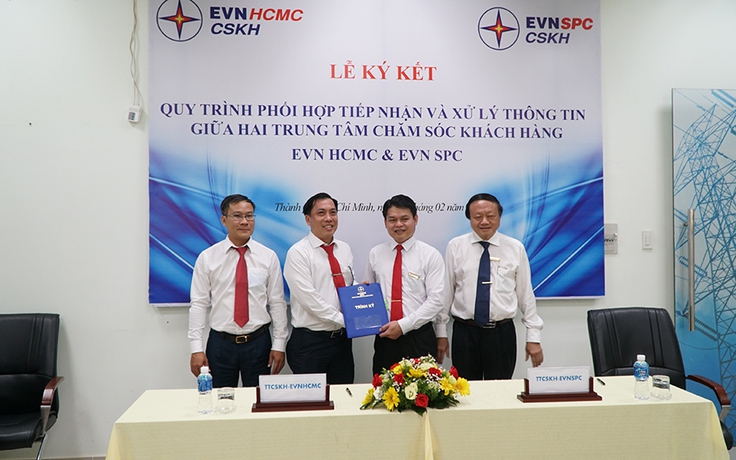 EVN SPC và EVN HCMC hợp tác để phục vụ khách hàng tốt hơn