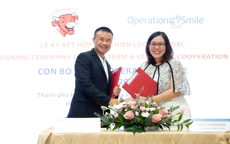 Con Bò Cười ký kết hợp tác 3 năm cùng Operation Smile giai đoạn 2021-2023
