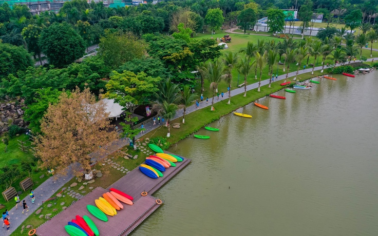 Đường chạy xanh cho người yêu thiên nhiên ở Ecopark