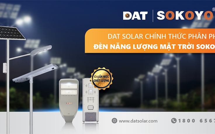 DAT Solar chính thức phân phối đèn năng lượng mặt trời Sokoyo