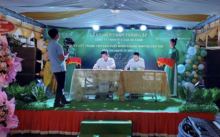 Lễ ký kết triển khai Trung tâm sản xuất nhôm Khang Minh tại miền Tây Nam bộ
