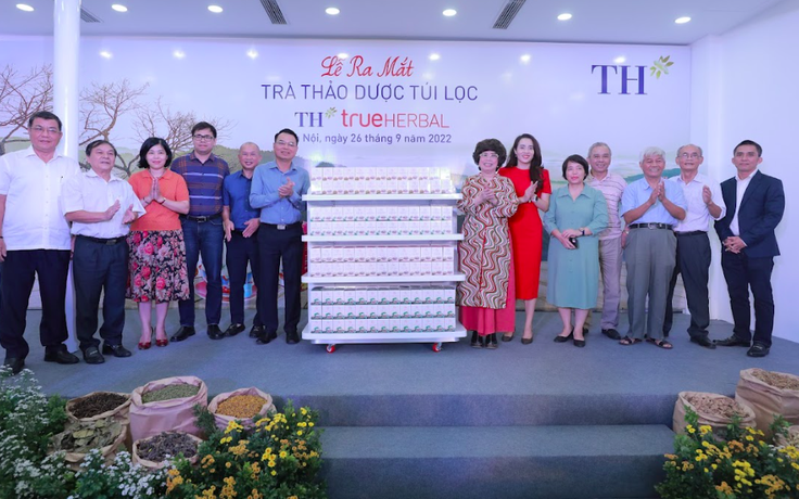 Tập đoàn TH ra mắt trà thảo dược túi lọc TH true HERBAL