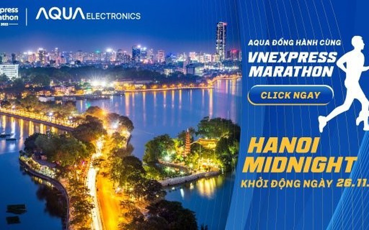 AQUA Việt Nam hân hạnh là nhà tài trợ chính của Vnexpress Marathon Hanoi Midnight 2022