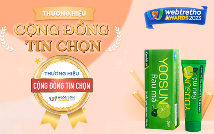 Yoosun Rau má nhận danh hiệu ‘Cộng đồng tin chọn’ tại Webtretho AWARDS 2023