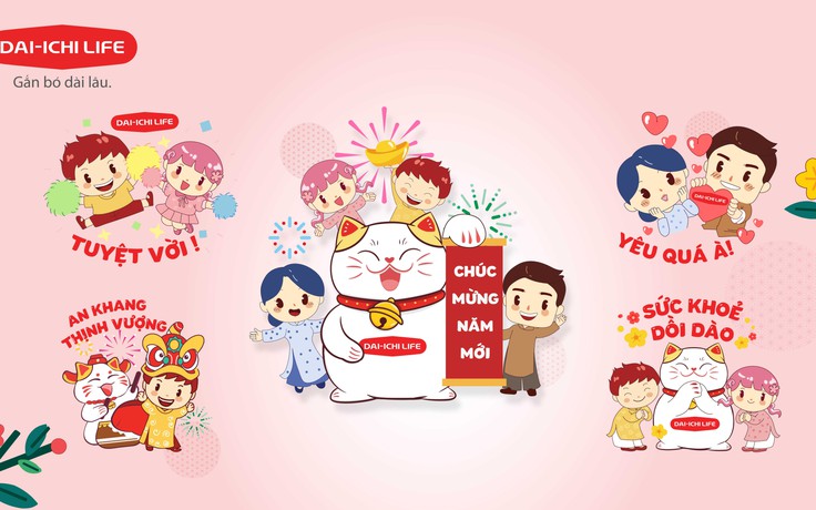 Dai-ichi Life Việt Nam ra mắt bộ Zalo stickers và MV chúc Tết 2023