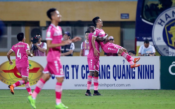 Hà Nội 1-1 Sài Gòn: Cuộc lật đổ suýt thành của đội bóng áo hồng