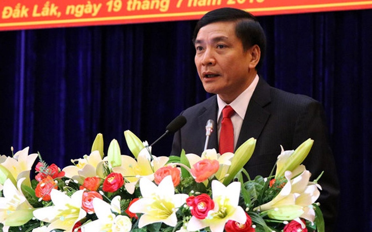 Ông Bùi Văn Cường giữ chức Bí thư Tỉnh ủy Đắk Lắk