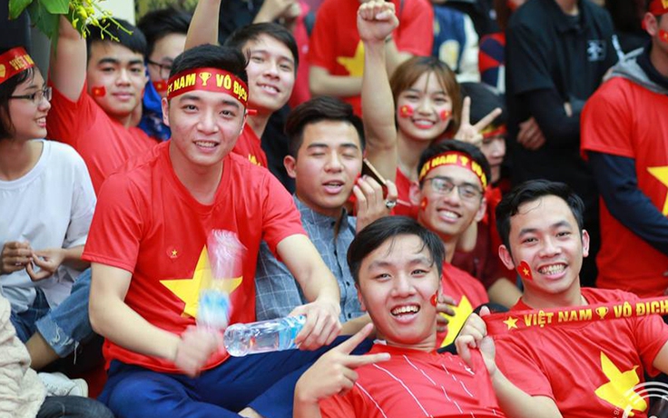 Các trường ĐH đồng loạt tổ chức cho sinh viên cổ vũ Olympic Việt Nam
