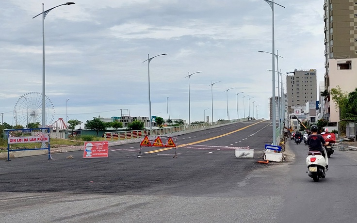 Đà Nẵng: Từ 14.7, dự án nút giao cầu Trần Thị Lý mở cầu vượt thông xe