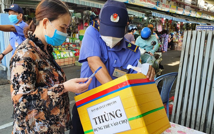 Đà Nẵng thí điểm 'chợ xanh' tại Q.Thanh Khê trong thời gian phong tỏa cứng