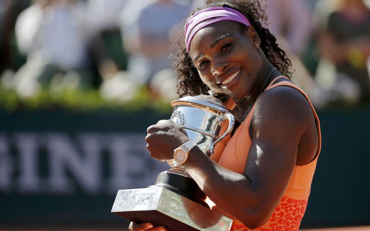 Serena Williams lần thứ 3 đăng quang Pháp mở rộng