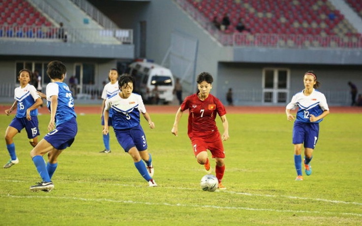 Đội tuyển nữ Việt Nam đại thắng Singapore 14-0