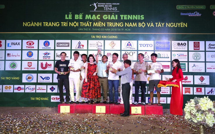 Bế mạc Giải tennis ngành Trang trí nội thất Miền Trung, Nam Bộ và Tây Nguyên