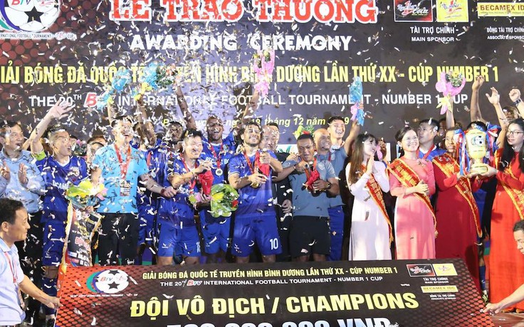 Thắng dễ U.20 Việt Nam, Becamex Bình Dương vô địch BTV Cup 2019