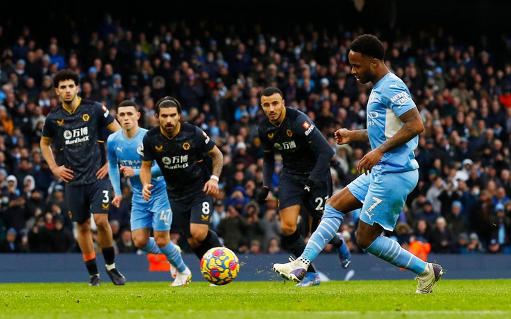 Kết quả Man City 1-0 Wolves, Ngoại hạng Anh: Sterling ghi bàn thứ 100!