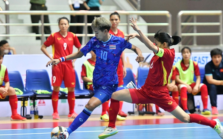 Thua Thái Lan, futsal nữ Việt Nam lỡ hẹn với HCV trên sân nhà