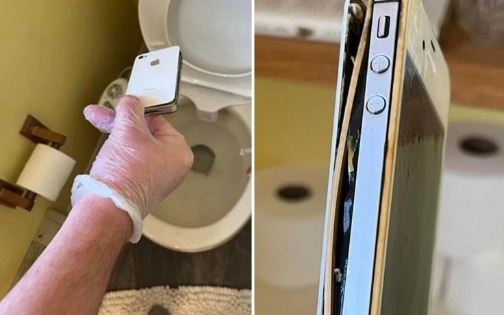 Tìm thấy iPhone mất tích 10 năm khi thông toilet