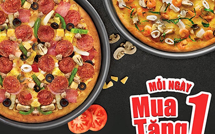 Ưu đãi Mua 1 tặng 1 dành cho mua mang về tại Pizza Hut