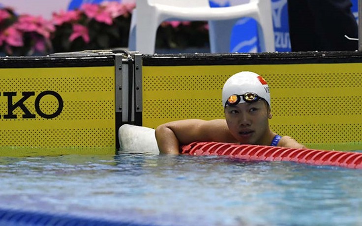 Ánh Viên khai màn không suôn sẻ ở giải vô địch bơi lội thế giới 2017