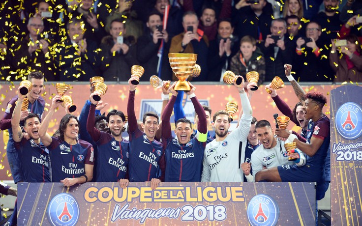 Đè bẹp AS Monaco, PSG đăng quang Cúp Liên đoàn Pháp
