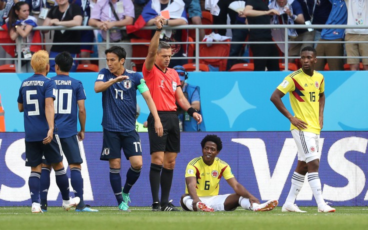 Tuyển thủ Colombia bị dọa giết vì nhận thẻ đỏ trong trận thua Nhật Bản