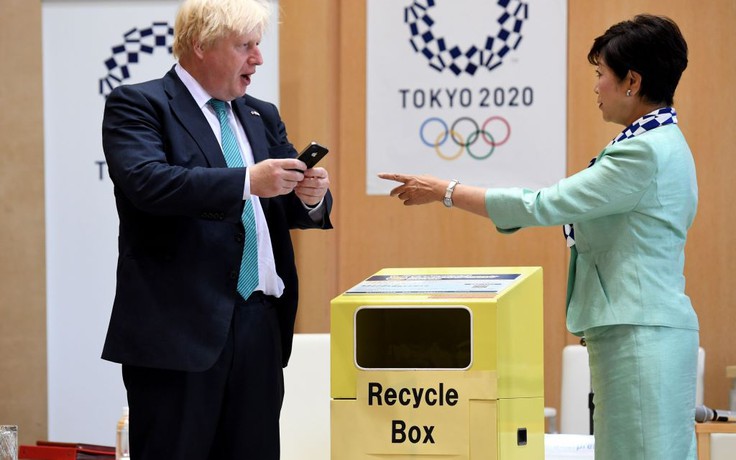 Bục trao thưởng tại Olympic 2020 được làm từ rác phế thải
