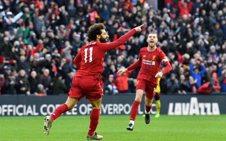 Ngoại hạng Anh: Salah tỏa sáng, Liverpool thắng nhẹ Watford làm “quà” cho HLV Klopp