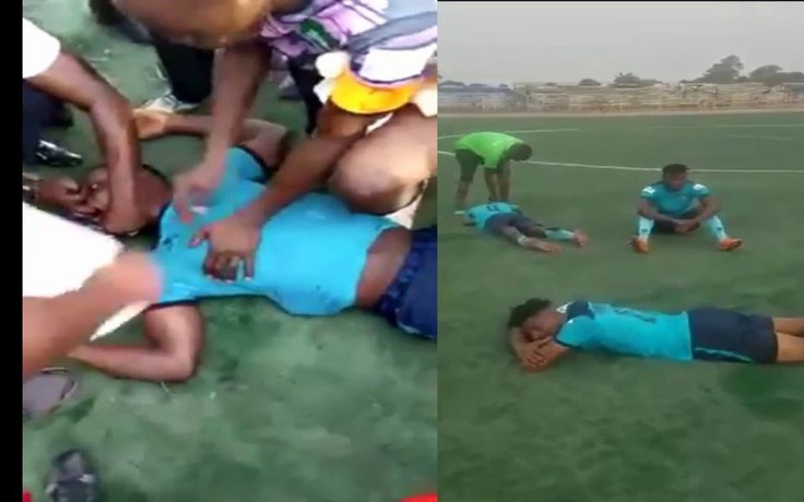 Bi kịch bóng đá: Cầu thủ Nigeria qua đời sau pha va chạm trên sân