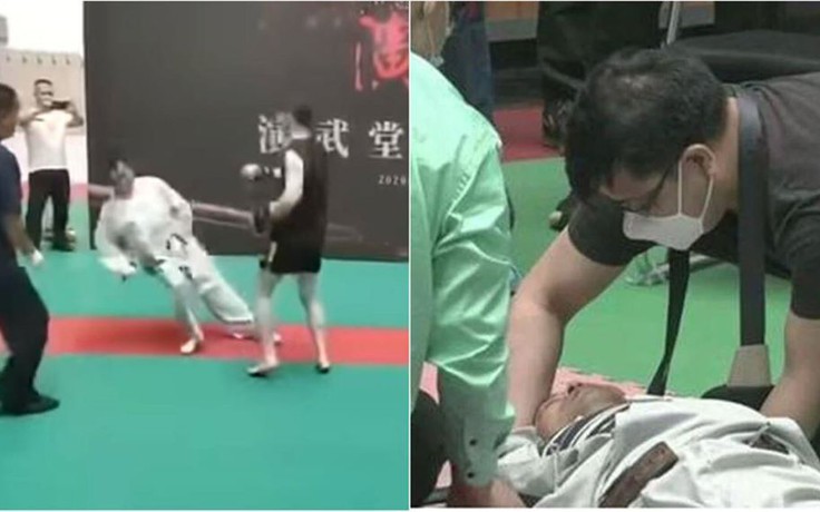 Bậc thầy võ thuật Trung Quốc ‘trốn chạy’ sau khi bị võ sĩ MMA đánh bất tỉnh