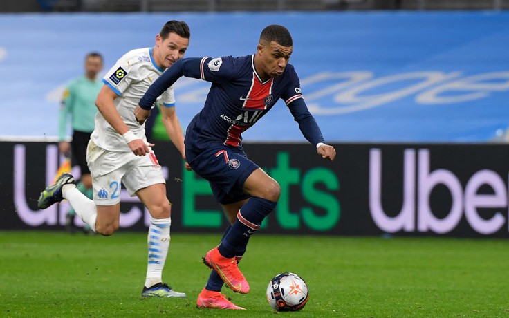 Kết quả Ligue 1, Marseille 0-2 PSG: Mbappe tỏa sáng trong trận Siêu kinh điển’ Pháp