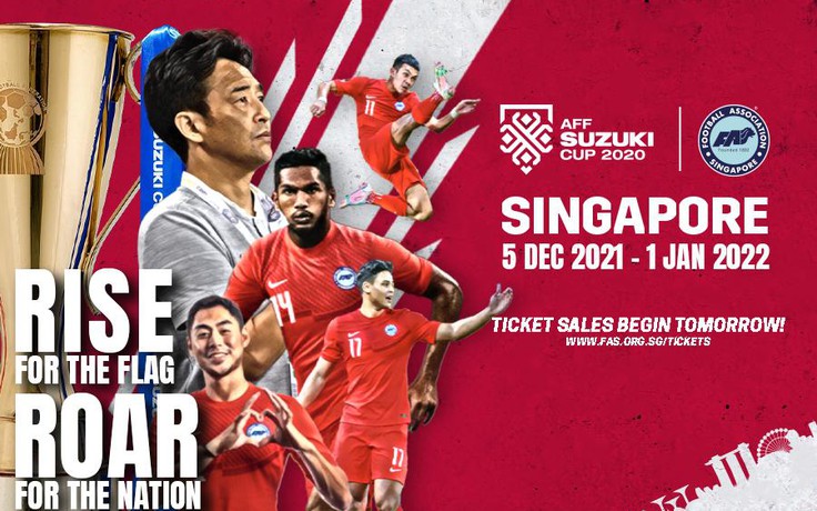 Chủ nhà Singapore chính thức mở bán vé xem các trận AFF Cup 2020