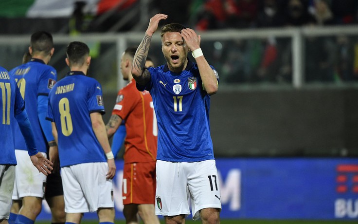 Tuyển Ý sốc nặng khi thua Bắc Macedonia và bỏ lỡ World Cup 2022