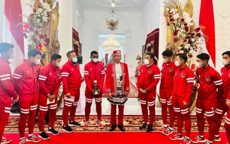 Tổng thống Indonesia thưởng nóng cho tuyển U.16 sau chức vô địch Đông Nam Á