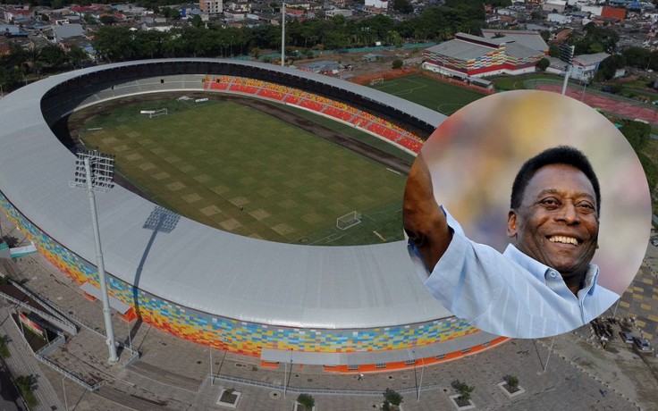 Hai sân vận động đầu tiên đổi tên thành Pele để tôn vinh ‘Vua bóng đá’
