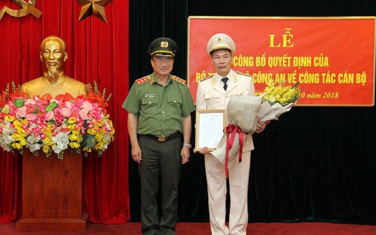 Thiếu tướng Đỗ Văn Hoành làm Chánh văn phòng cơ quan CSĐT Bộ Công an