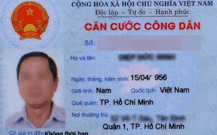 Bộ Công an lấy ý kiến người dân về mẫu thẻ căn cước công dân gắn chip