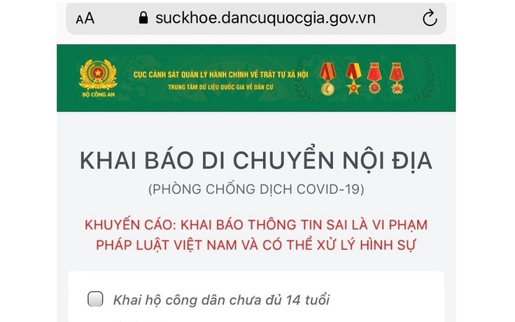 Bộ Công an truy vết F0, F1 từ Cơ sở dữ liệu quốc gia về dân cư