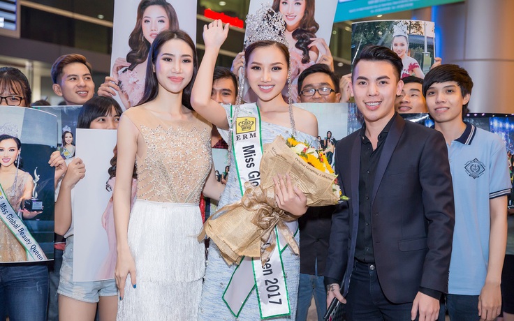Hoàng Thu Thảo về nước sau 7 ngày đăng quang 'Miss Global Beauty Queen 2017'