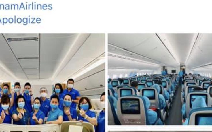 Tiếp viên Vietnam Airlines đồng loạt treo status 'Đồng nghiệp sai, chúng tôi xin lỗi'