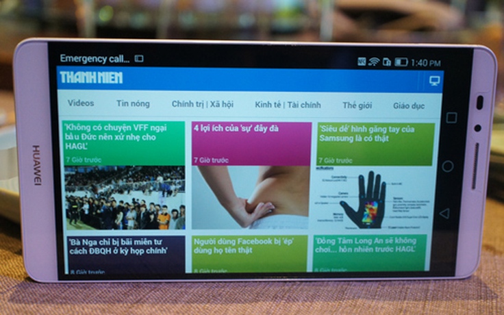 Phablet Ascend Mate 7 ra mắt tại Việt Nam