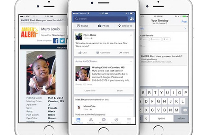Facebook triển khai dự án tìm trẻ lạc