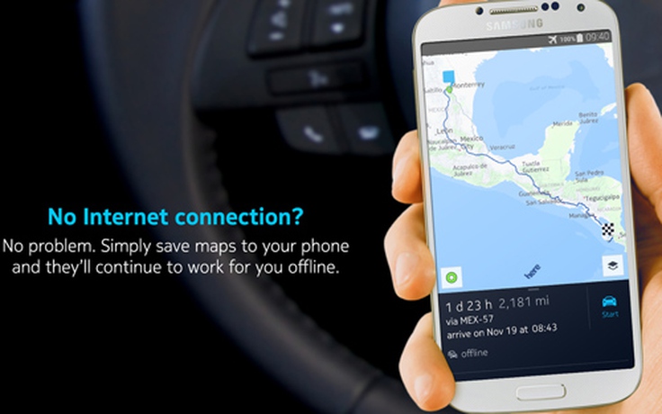 Bản đồ số Here Maps hỗ trợ smartphone 64-bit