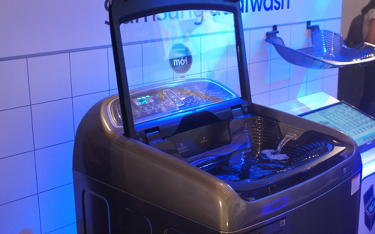 Samsung ra mắt máy giặt có khay giặt tay