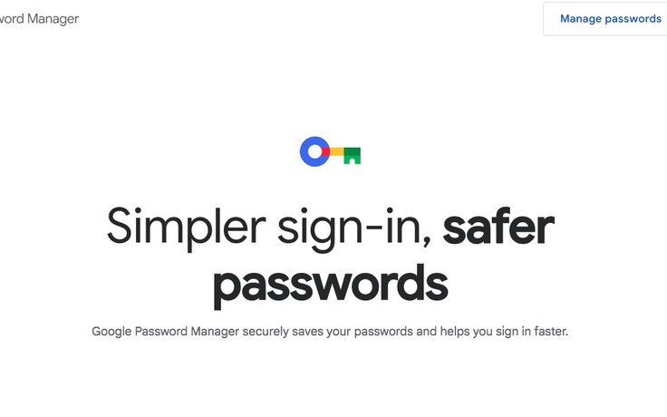 Google cải thiện trình quản lý mật khẩu