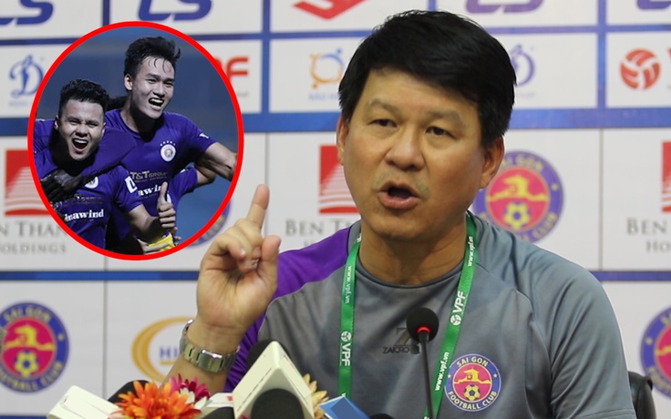 HLV Vũ Tiến Thành tiết lộ bí quyết giúp Sài Gòn FC quyết thắng Hà Nội