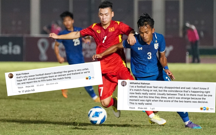 CĐV Indonesia tức giận khi U.19 Việt Nam và U.19 Thái Lan cùng vào bán kết