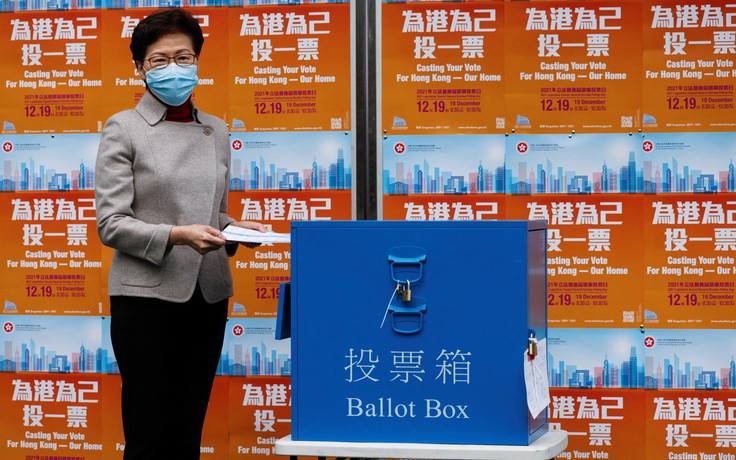 Phương Tây lên tiếng về kết quả bầu cử Hồng Kông