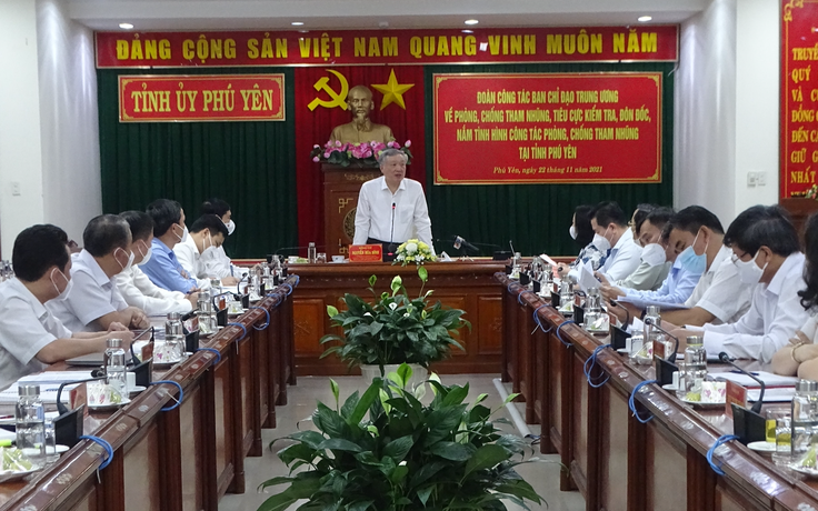 Ban Chỉ đạo Trung ương về phòng, chống tham nhũng, tiêu cực làm việc tại Phú Yên