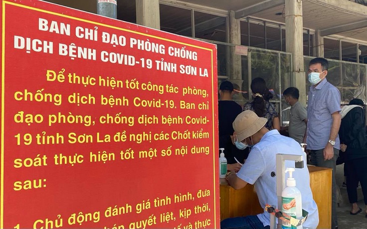 Sơn La phát hiện 33 ca dương tính về từ các tỉnh, thành phía nam